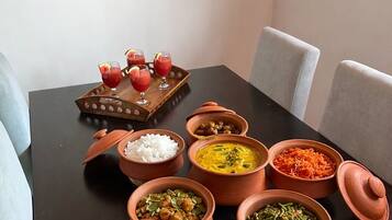 Opções para refeição