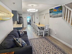 Living area - Downtown 2 Bedroom Condo Right by the Boardwalk and Ocean! SC#209 (Ocean City)