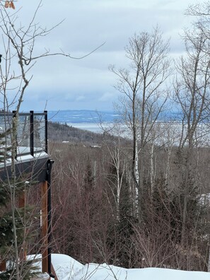 Blick von der Unterkunft