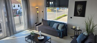 Modern Apartment with Balcony near Airport