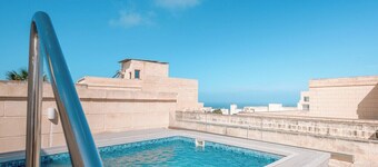 Stunning 350-year-old home with roof splash pool
