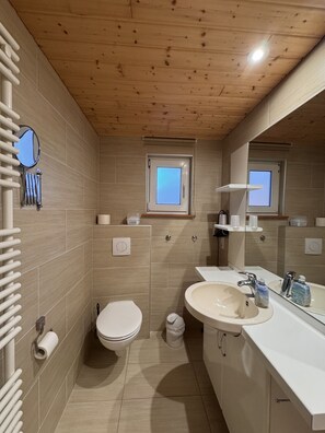 Hair dryer, towels