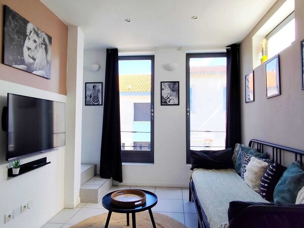 Living area - Apartment for 4 people with Wifi in Bègles (Bègles)