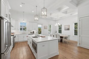 Fridge, microwave, oven, stovetop - Sea-Esta Villa on 30A, Golf Cart Included, Close to Beach, Gated Community (Santa Rosa Beach)