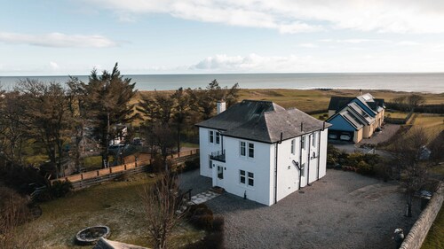 Brora/Highlands/NC500 with beach views and golf