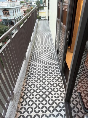 Habitación Deluxe con 2 camas individuales, vista a la ciudad | Detalle exterior