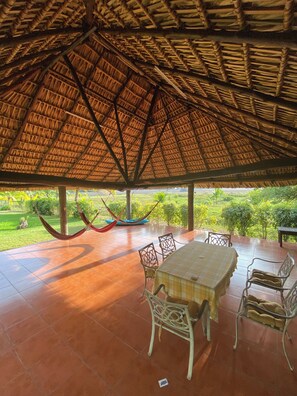 Opções para refeição ao ar livre