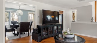 Modern 2BR Near Gillette Stadium • Private Yard