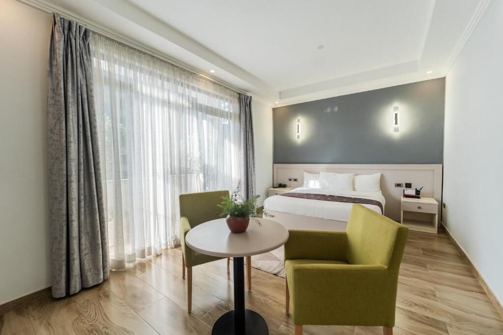 Deluxe Apartment, Balcony | Blackout curtains, soundproofing, iron/ironing board, free WiFi