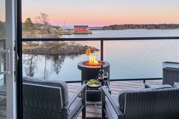 Breath taking view from the Master Bedroom.