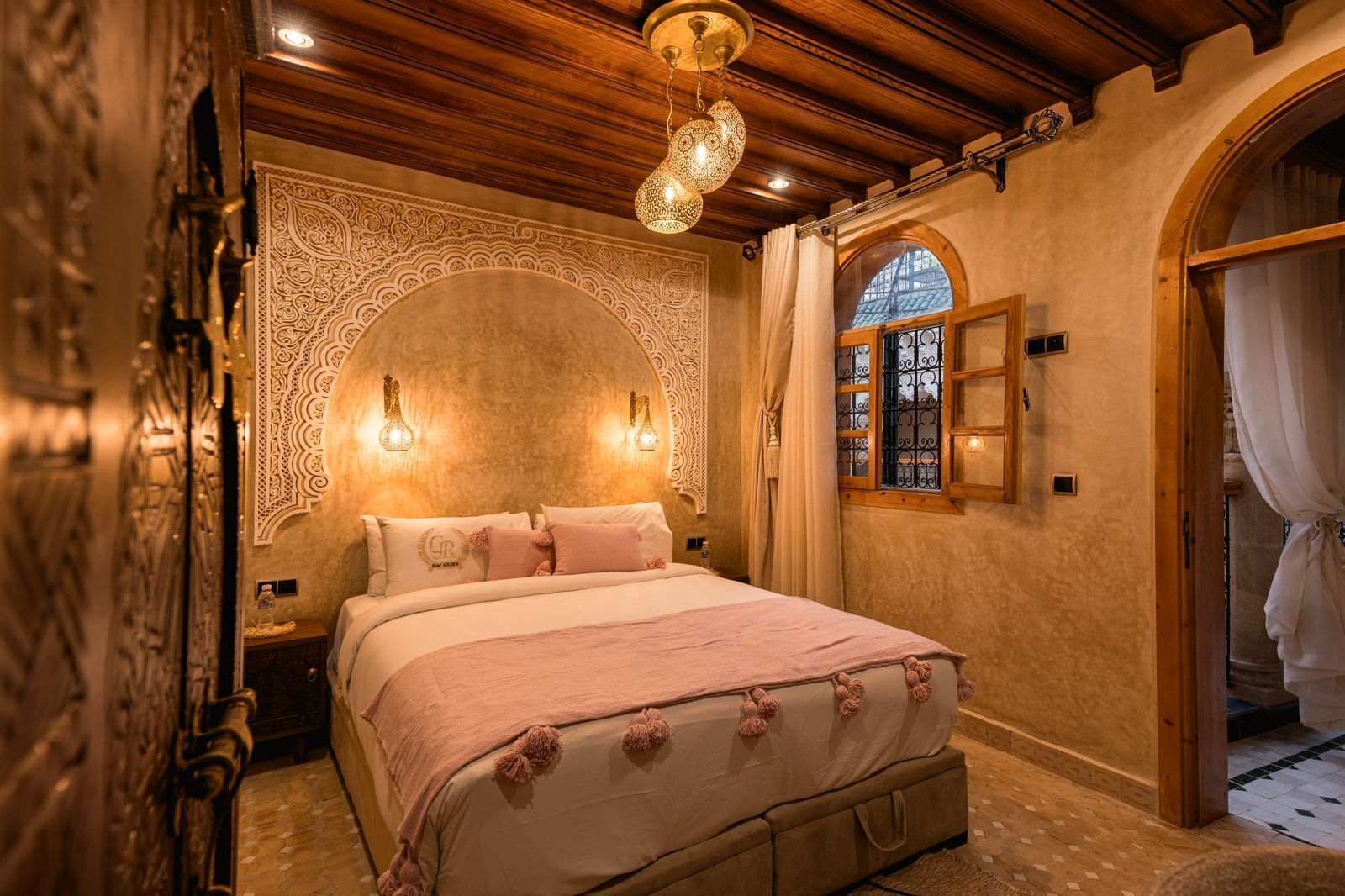 Chambre Confort, 1 chambre, salle de bains privée, vue jardin