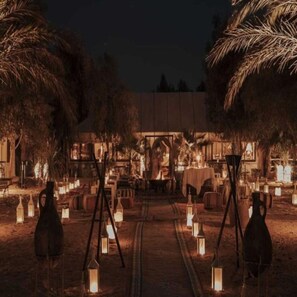 Espace banquet en plein air