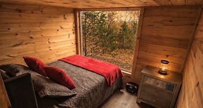 Serene cabin with a pond and creek perfect for relaxing nature adventures
