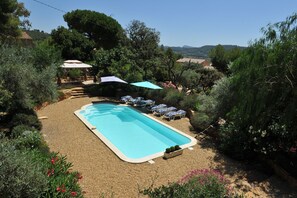 Pool - Entre mer et garrigue - Charming house with pool and sea view in Provence (LA CADIERE D'AZUR)