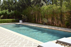 Outdoor pool - Villa Akdhar - Breakfast - green & bright (Essaouira)