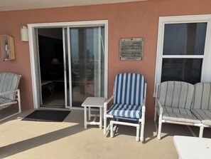 Superior Triple Room, Beach View | Terrace/patio - Sierra Suites (Daytona Beach)