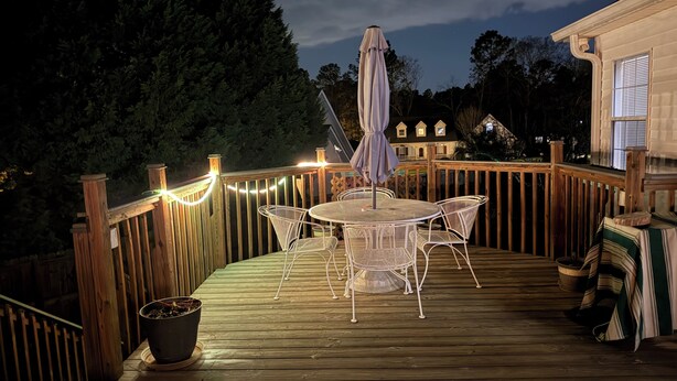 Outdoor dining - Soothing 2-bedroom house with AC in charming Aiken (Aiken)