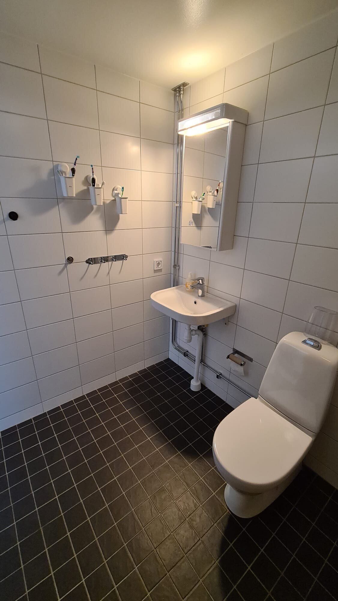 Dusj og håndklær