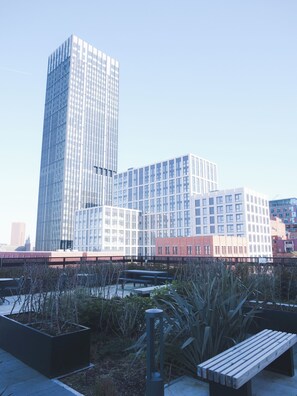 Terrace/patio - Luxury 2 Bedroom Apartment in Jewellery Quarter - Garden Rooftop (Birmingham)