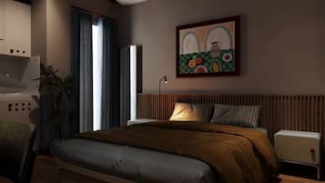 Superior studio, kitchenette