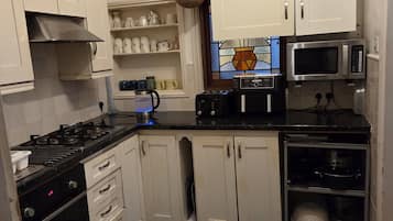 Microwave, oven, stovetop