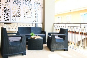 Terrace/patio - Apartment 5 min from sea with private terrace (Falerna Marina)