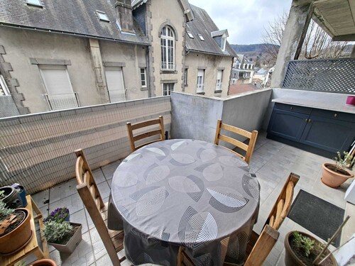 Appartement Veronica – votre cocon avec terrasse dans le centre de La Bourboule