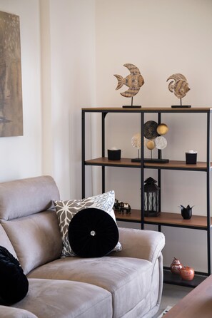 Luxury Duplex, Sea View | Living area - Carmen Sea View Maisonette (Lefkada)