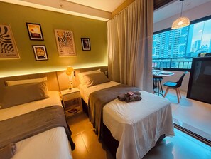 1 bedroom, desk, iron/ironing board, free WiFi - 3-min walk from the Metro | swimming pool | gym | 10 min from Expo Imigrantes (São Paulo)