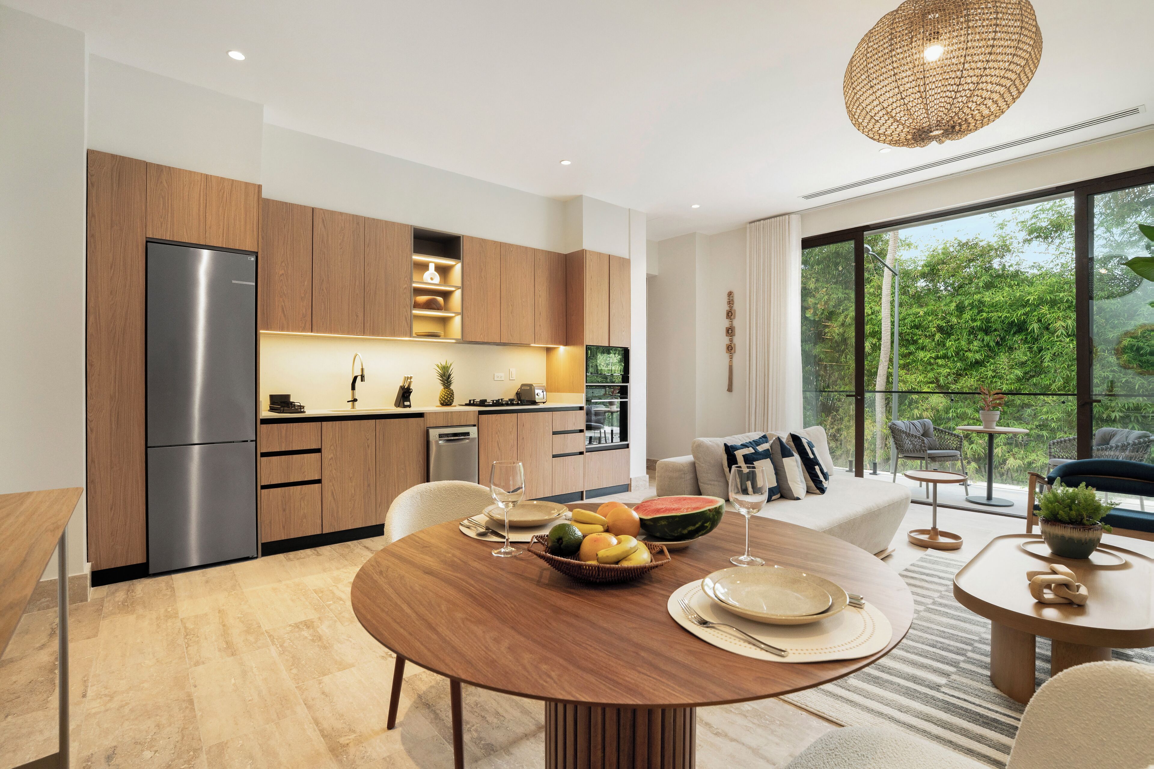 Loft de lujo, balcón, vista al jardín | Interior