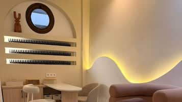 Body treatments, facials, manicures and pedicures, massages
