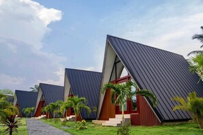 Family Cabin, Balcony, Beach View | Exterior - Palm Island Resort (Akosombo)