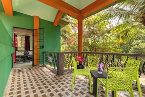 Terrace/patio - Peaceful 1-Bedroom House With AC In Majorda Palms (Majorda)