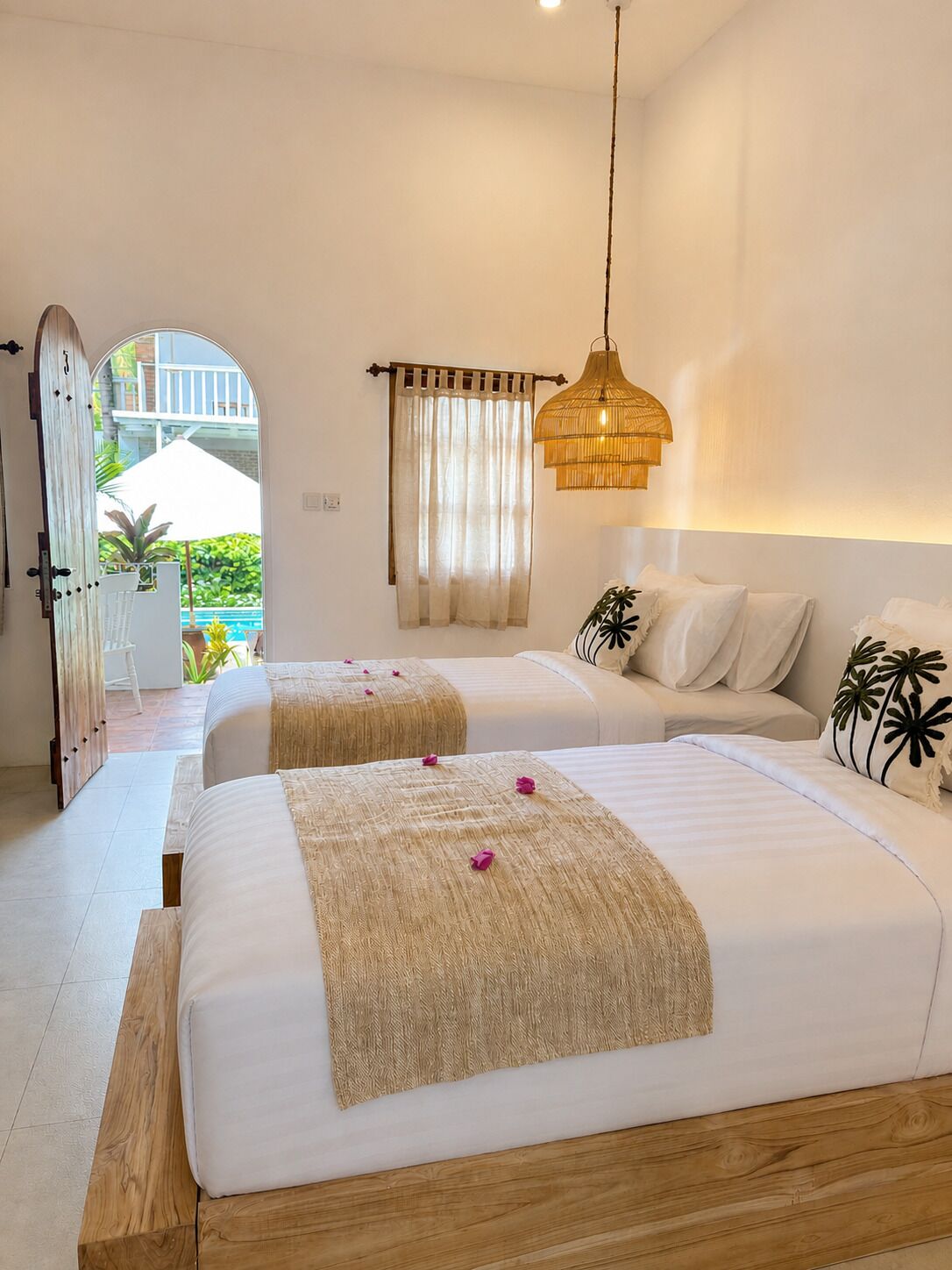 Deluxe Twin Room, Balcony, Pool View | In-room safe, blackout drapes, soundproofing, WiFi (free)