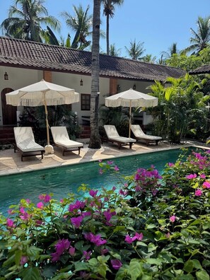 Outdoor pool - White Coconut Resort (Gili Trawangan)