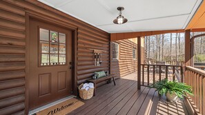 Property grounds - Maggie Valley Cabin w/ Hot Tub, Fire Pit, Game Room, Sleeps 8, Trailer Friendly (Maggie Valley)
