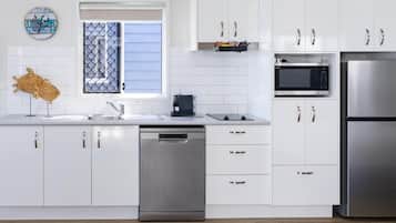 Superior studio, balkon, uitzicht op rivier | Privékeuken