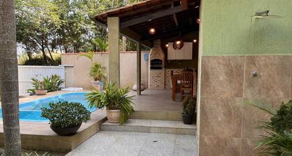 A refuge in Guaratiba, nature, peace and rest. Private leisure and gourmet area.