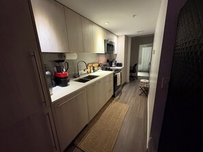 Private kitchen - Ground level, cozy, quiet, and close to river, ocean, mountains, all amenities. (North Vancouver)