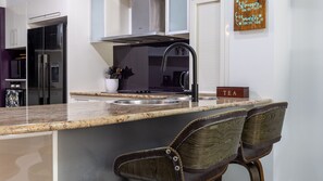 Fridge, microwave, oven, stovetop - Waterline Poolside Apartment (Agnes Water)