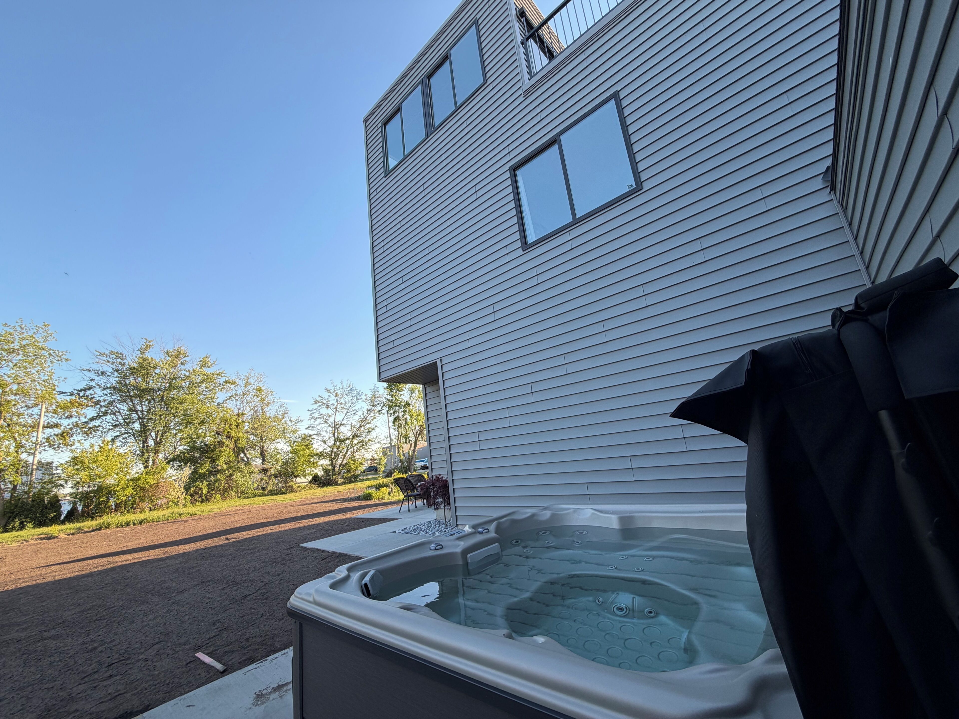 Bain à remous extérieur