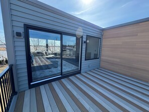 Terrace/patio -  The Blue Haven House- Roof top deck overlooking the water (Spring Lake)