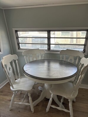 Dining - New for 2026 
Cozy 2-bedroom dog friendly house sleeping 5 in Ocean Lakes (Myrtle Beach)