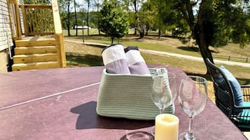 Opções para refeição ao ar livre