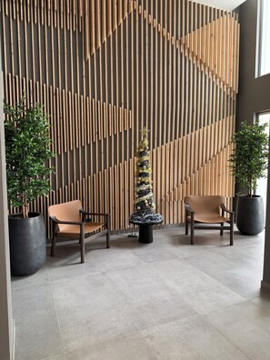 Interior - Hermoso y nuevo Apartamento serca de la playa en Reñaca con parking y piscina. (Viña del mMar)