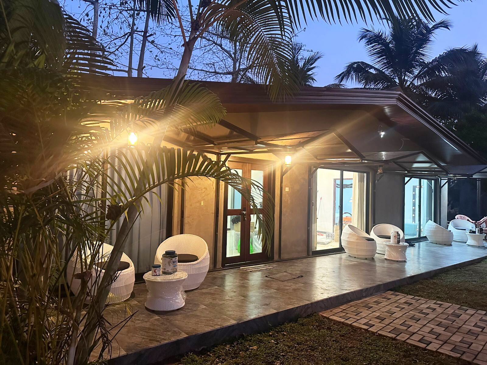 Façade de l’hébergement