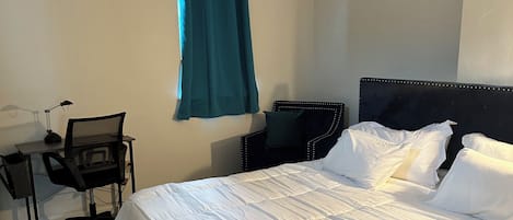1 chambre, fer et planche Ă repasser, Wi-Fi, literie fournie
