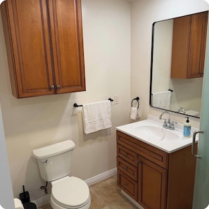Bathroom - The Hidden Gem 2BR,private entry, yard, parking, Near Beach,Dining,Shops,Cinema (Lomita)