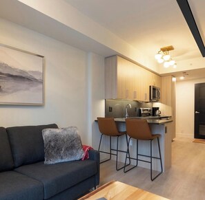 Living area - Summer Rental- 2 Rooms Apartment in Waterloo, Ontario
Mins walk to U of Waterloo (Waterloo)