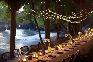 Outdoor banquet area - International Eco Resort (Mansuar Island)